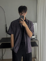 ASCLO Breeze Grid Roll Up Check Shirt (3color)