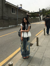 Has Balloon Puff Blouse (3c)