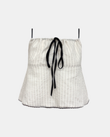 Jude Smocked Ribbon Blouse