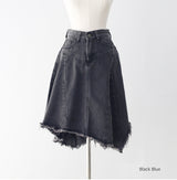 Reneck denim ankle skirt