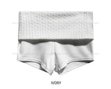 Cable Folding Knit Shorts