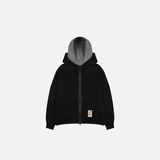 NON STANDARD LAYER ZIP HOODIE