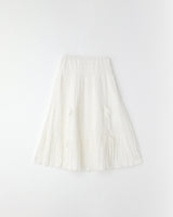 Carrot ribbon skirt_ivory
