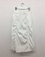 Border frill pencil skirt (2color)
