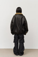 Landed Fur Leather Jacket