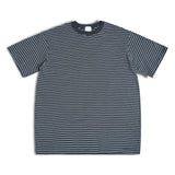 レイヤードストライプショートスリーブTシャツ (4 Colors)