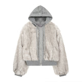 Vienna Mixed Fur Zip-up Jacket