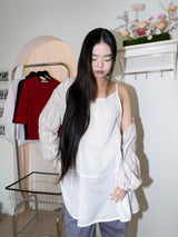 AIRY DOT DRESS (WHITE)