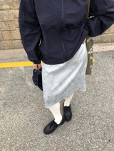 サテンフラワースカート