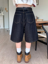 RAW BERMUDA JEANS