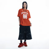88 フットボール半袖Tシャツ - RED