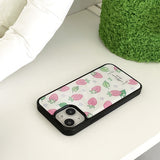 strawberry epoxy bumper case (white)