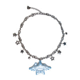 CYBER-STAR GALORE : Necklace ( blue )
