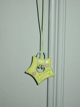 gleaming star cheek pendant [lime]