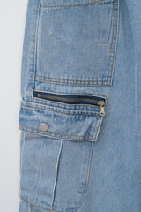 War Square Zip Denim (2color)
