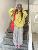 チェック バルーンカーゴパンツ