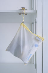 flat pouch (lemon white)