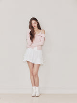 Bunny top cardigan (Pink)
