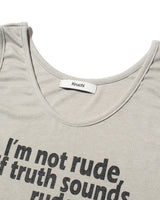 RUDE ノースリーブ (GREY)
