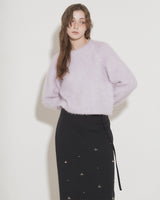 STUDS MAXI SKIRT [NAVY]