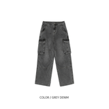 Monster Air Cargo Denim Pants 3C