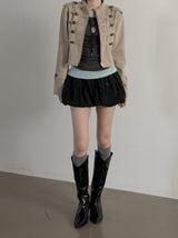 Keele Crop Napoleon Jacket