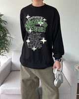 メモリープリンテッドロングスリーブ