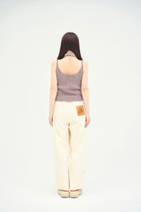 ネックタイニットキャミソール / necktie knit camisole