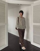 Taliyah pin tuck banding slacks