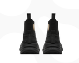 Black High Top Canvas Shoes