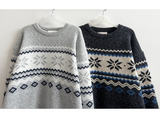Ford Nordic Round Loose Fit Wool Knit