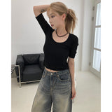 Modern U-neck T