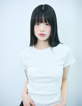 CH刺繍ロゴWOMAN Tシャツ(ホワイト)