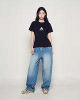 25SS WOMAN A シンボル半袖Tシャツ ブラック