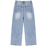 Basic washing denim pants (faded Indigo)