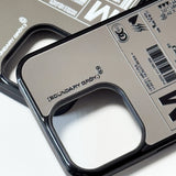 Fresh Love Delivery Label Bumper Mirror Phone Case (BK)