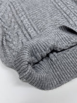 [Wool 80%/Barclava SET] フィッシャーマンルーズフィットニット