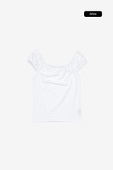 ブルーミングパフスリムTシャツ