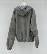 [UNISEX] Vintage Washing Hooded Jumper