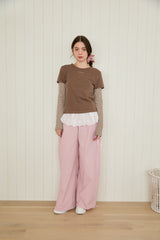 [2EA 1SET] SALLOR CHECK SCRUNCHIE