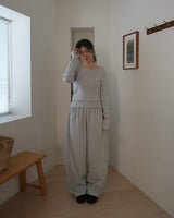 Striped U-neck Inner T-shirt