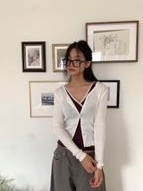 WOOL V-NECK CARDIGAN (5C)