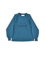 ベレロスウェットシャツ(PEACOCK BLUE)