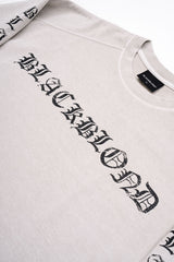 BBD Crushed Faith Pigment Long T-Shirt (Sand)