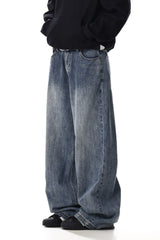 Washed Wide Jeans