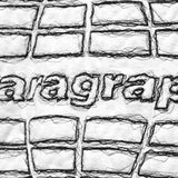 PARAGRAPH ステッチロゴクルースウェット