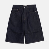 Lowd Adjust Wide Denim Bermuda Pants