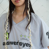 V-Neck Sports Jersey gray
