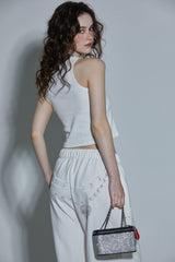 CHAIN SLEEVESS T-SHIRT