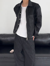 ED Evil Mix Trucker Snap Jacket (2C)